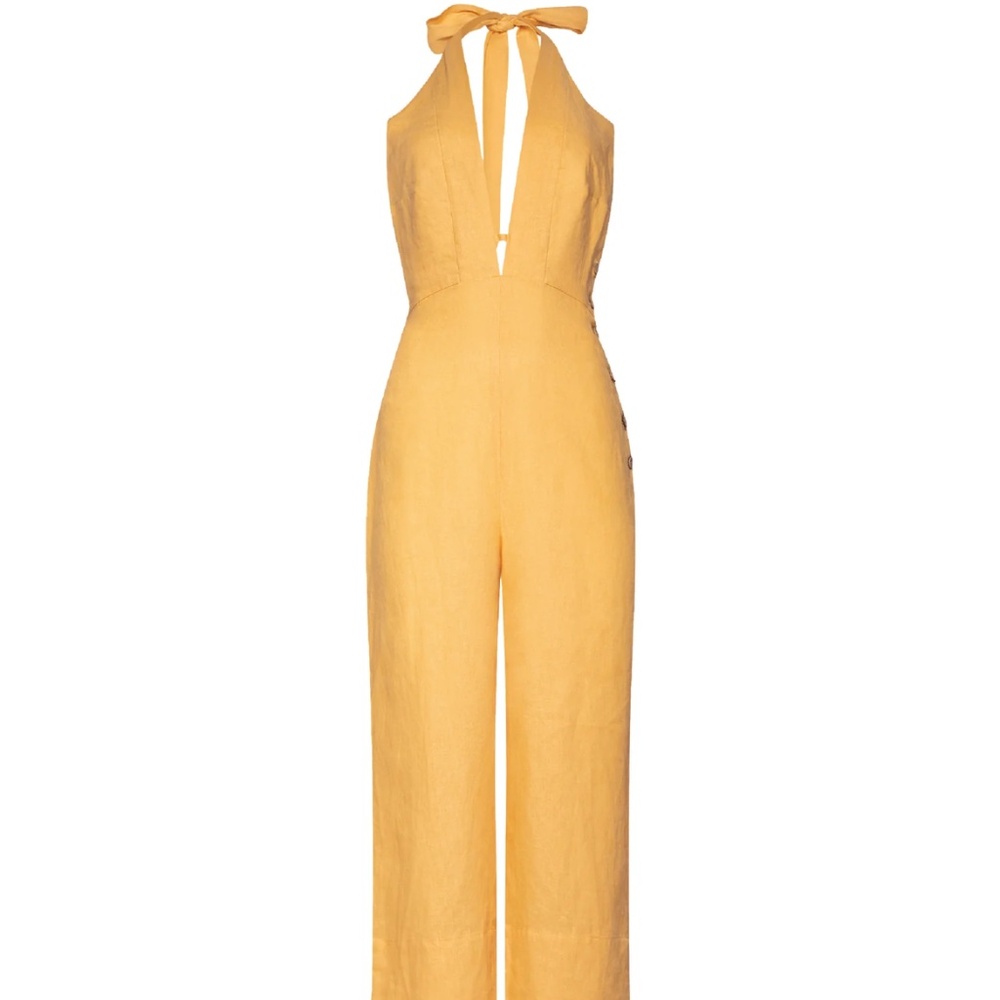 Keoni halter jumpsuit | Slow fashion linen jumpsuit